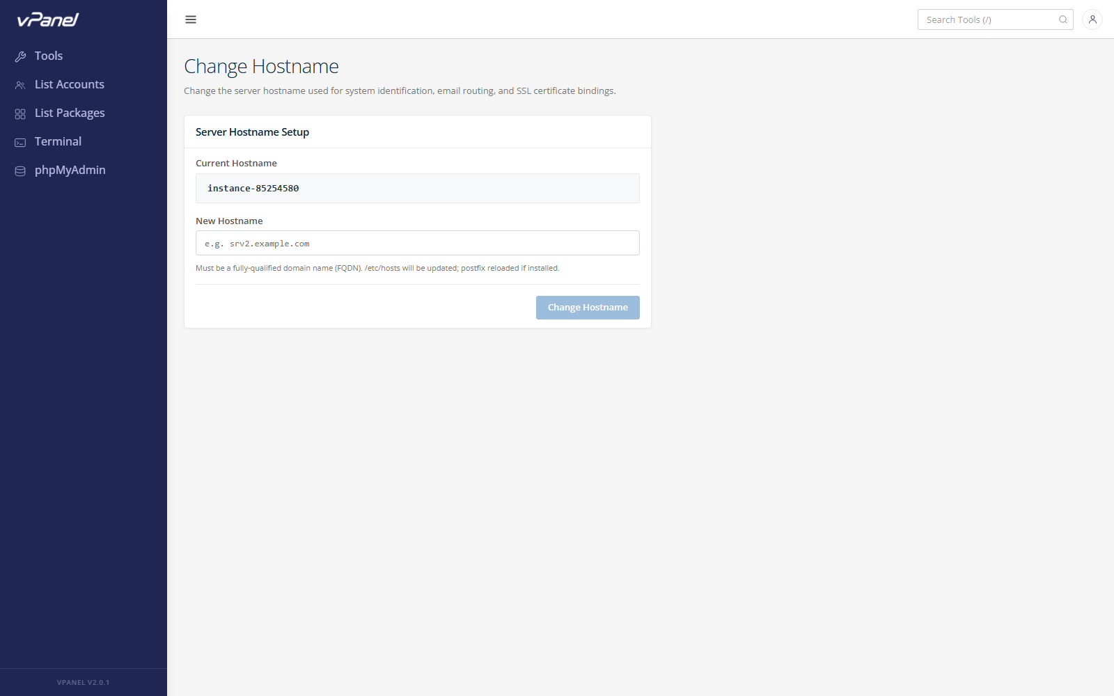 Hostname & DNS