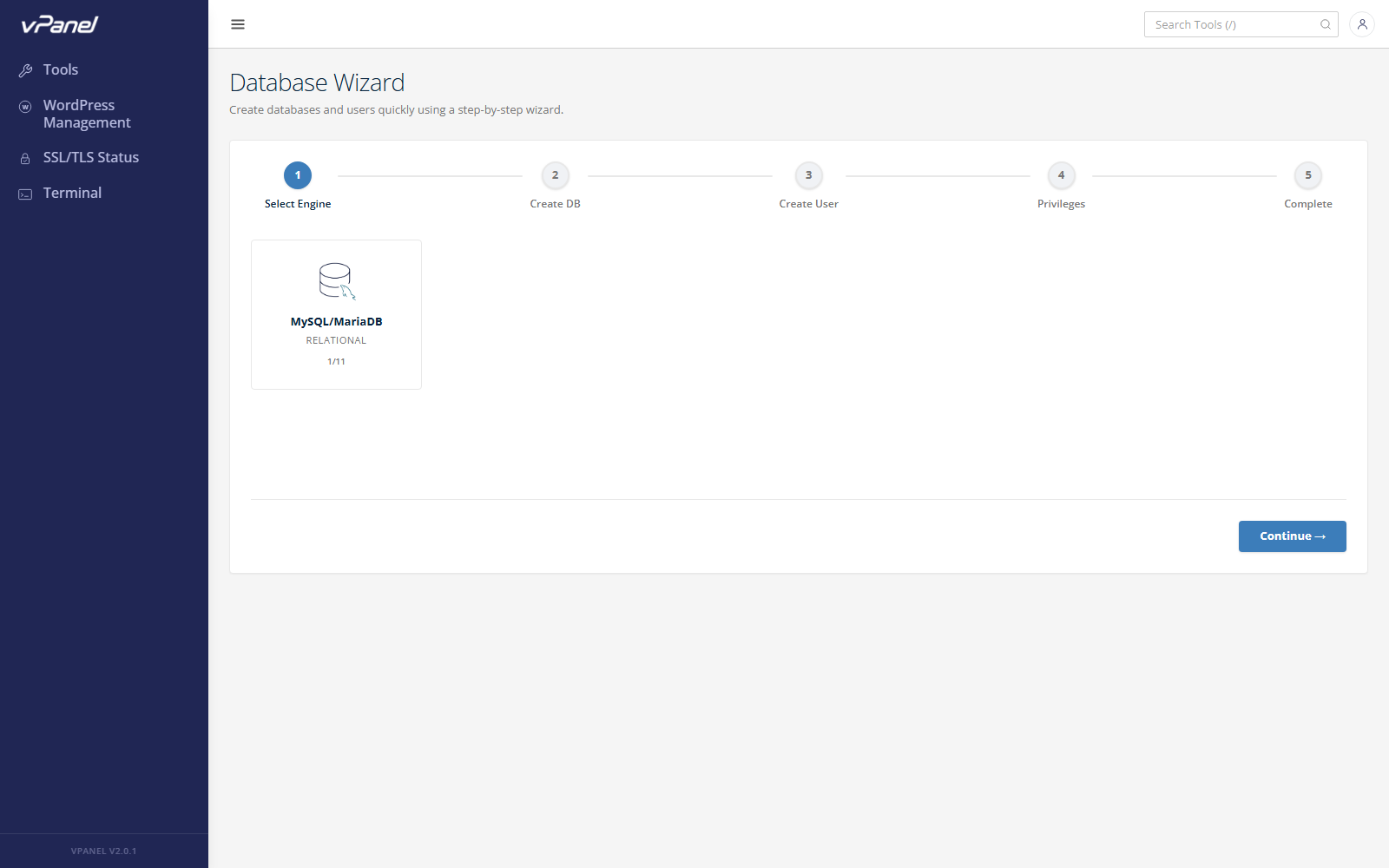 Database Wizard