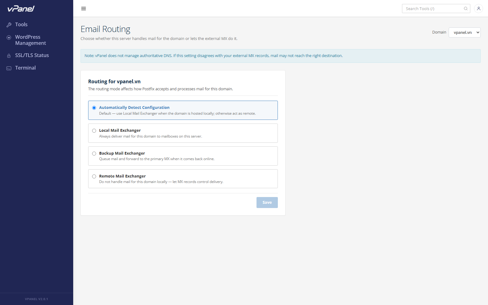 Cài đặt Email Routing