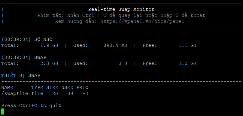 monitor-swap-vi