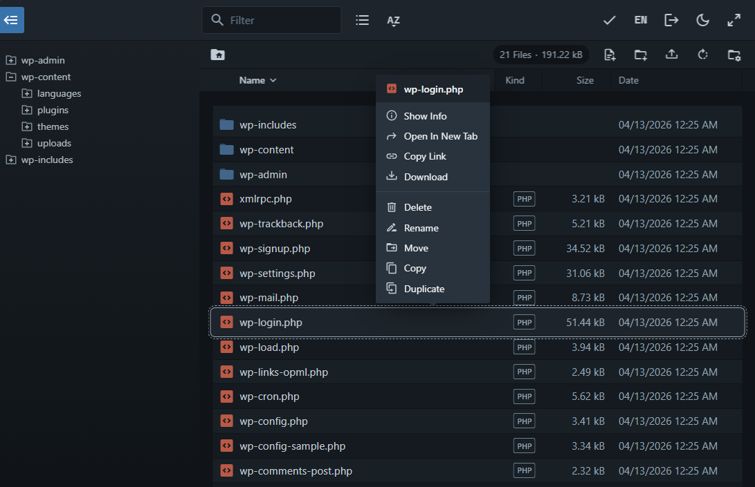 File Manager