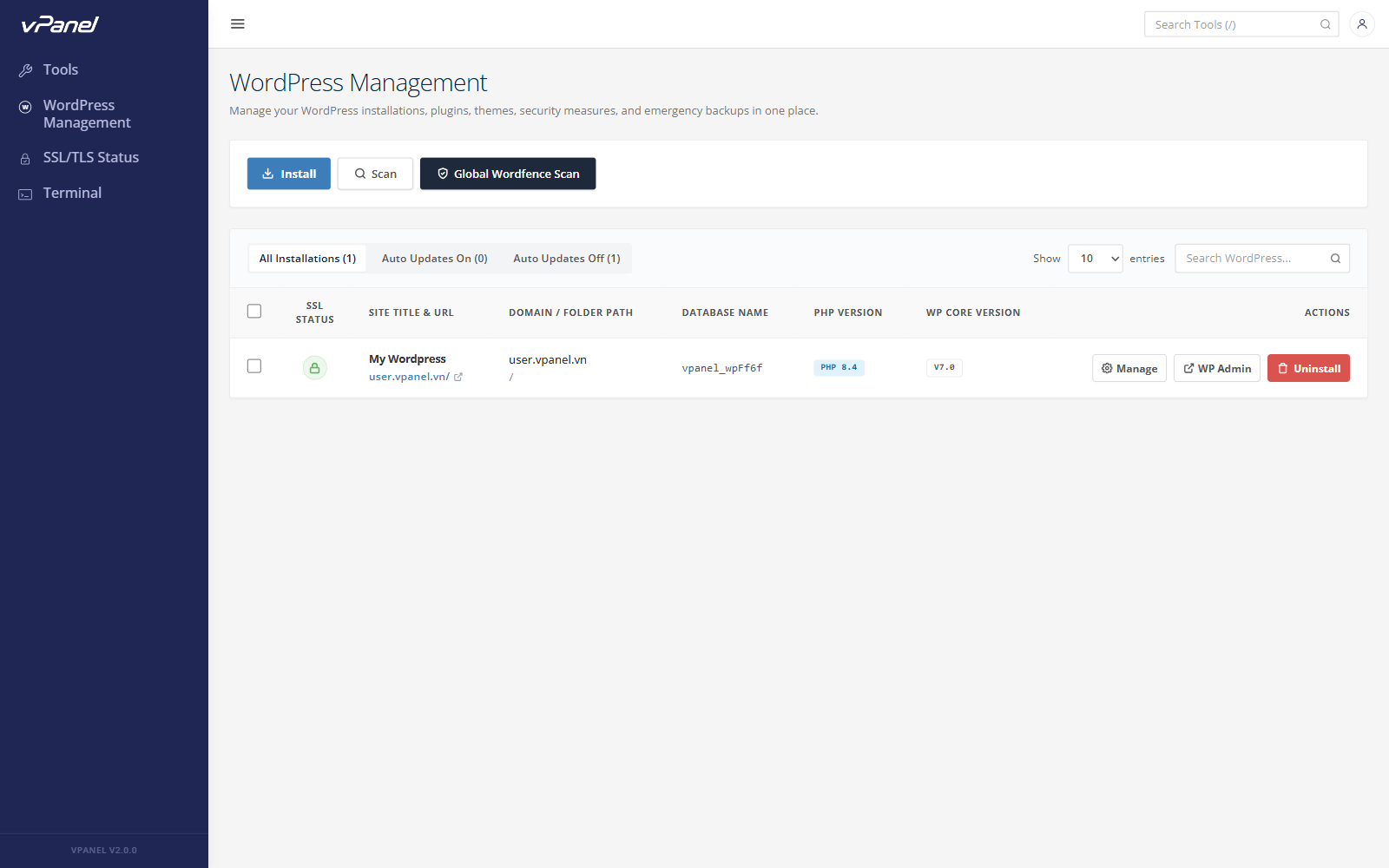WordPress Management